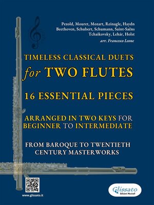 cover image of Timeless Classical Duets for Two Flutes